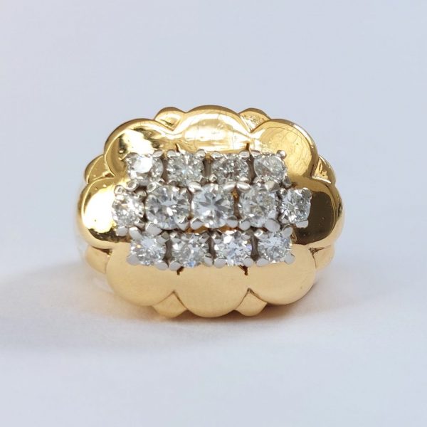 Cartier Vintage Diamond and Gold Ring