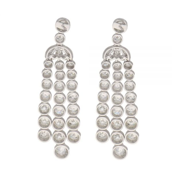 15.98ct Diamond Drop Earrings