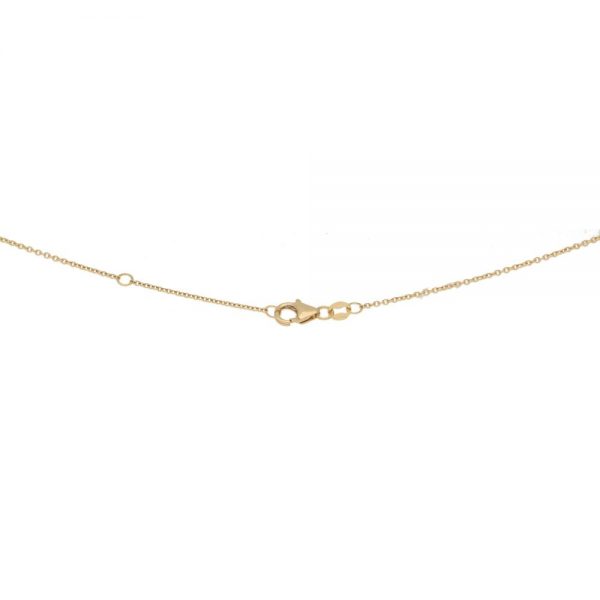 Round Brilliant Cut Diamond Circle Pendant Necklace