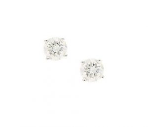 0.40ct Single Stone Solitaire Diamond Stud Earrings