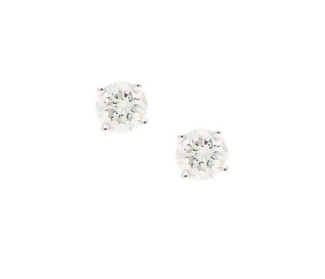 0.40ct Single Stone Solitaire Diamond Stud Earrings