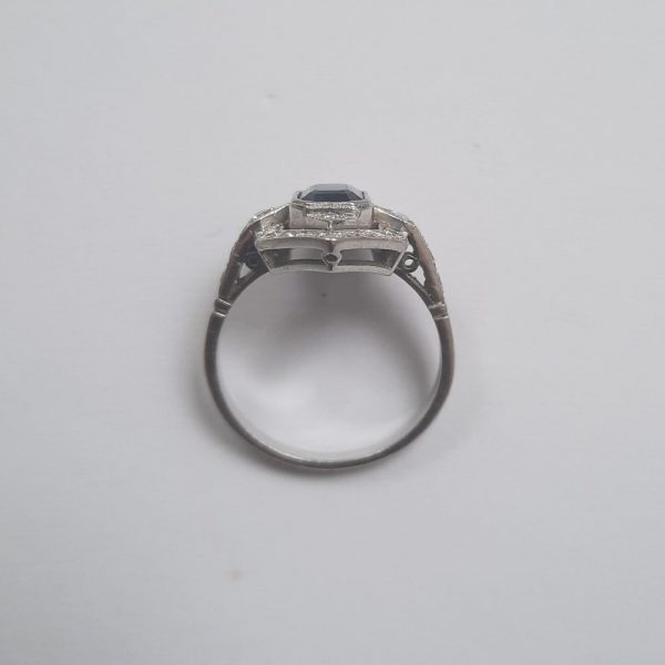 1.50ct Sapphire and Diamond Cluster Dress Ring