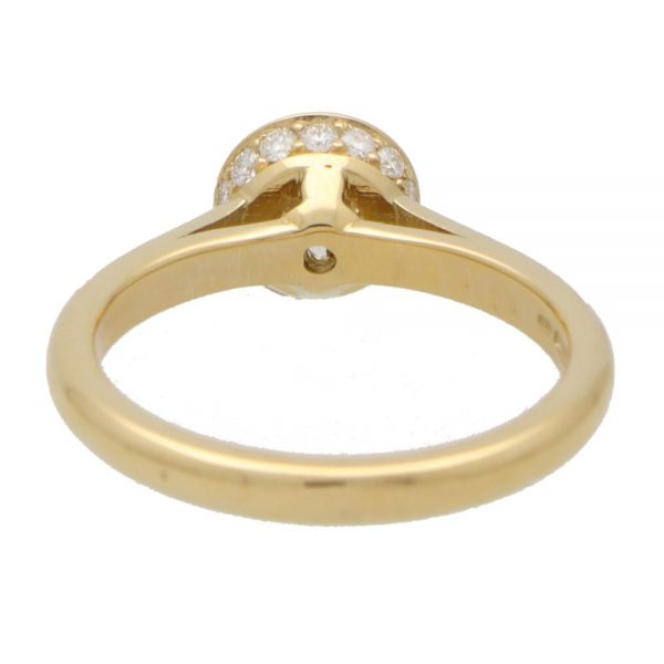 1.38ct Bezel Set Diamond Solitaire Engagement Ring in 18ct Yellow Gold