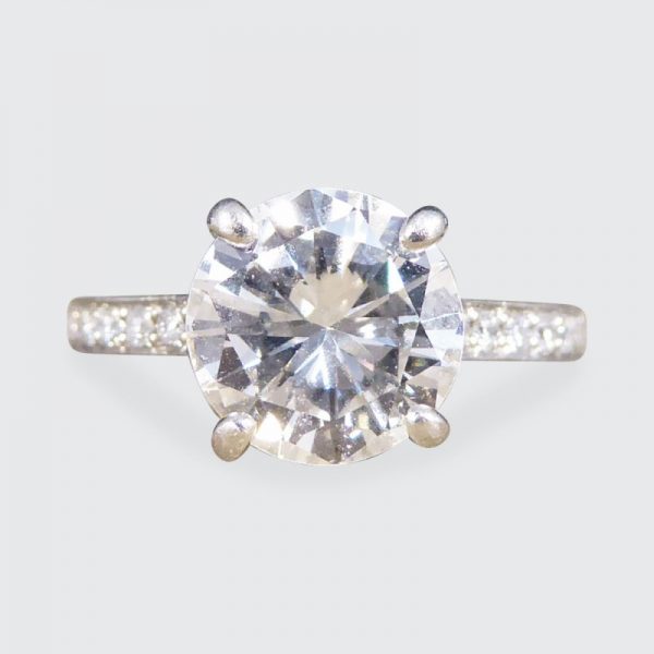 1.91ct Brilliant Cut Diamond Solitaire Engagement Ring