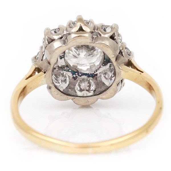 Vintage 1.60ct Diamond Cluster Ring