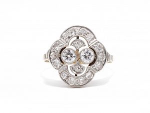 Antique Art Deco 1ct Diamond Ring