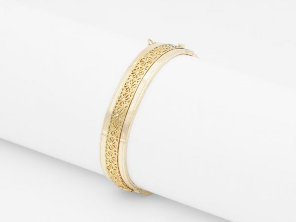 Antique Victorian Gold Bracelet Bangle