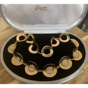 Italian Fasano Diamond Set Necklace