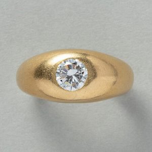 Vintage Cartier 0.75ct Diamond Ring