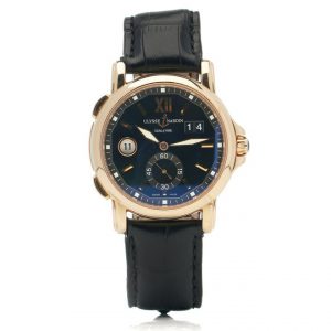 Ulysse Nardin 18ct Yellow Gold Dual Time Automatic Watch