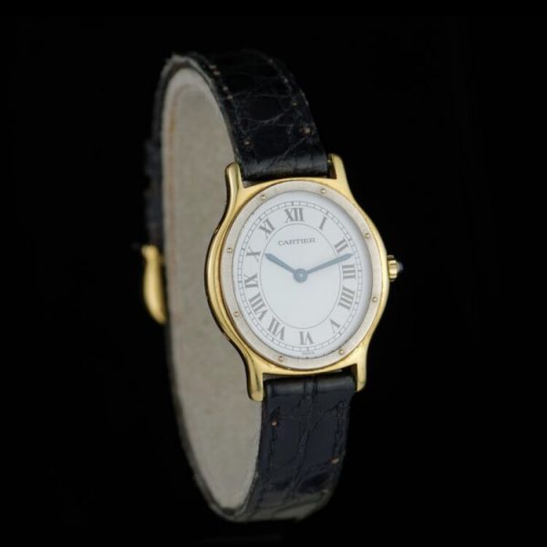 Vintage Cartier 9604 Oval Gold Manual Ladies Watch