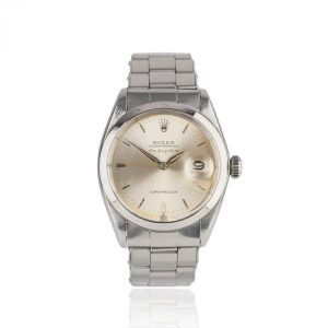 Vintage Rolex Oyster Perpetual Air King Date 5700 Stainless Steel Automatic Watch with Original Papers