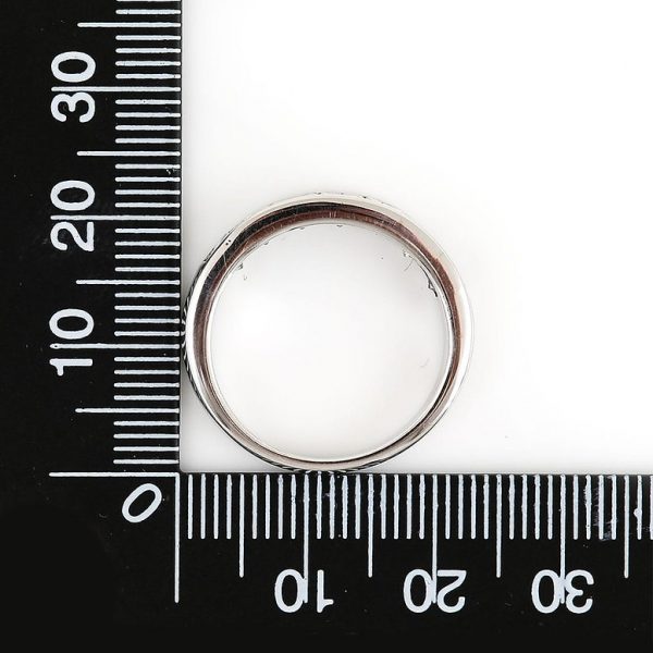 2ct Princess Cut Diamond Seven Stone Half Eternity Band Ring in 18ct White Gold