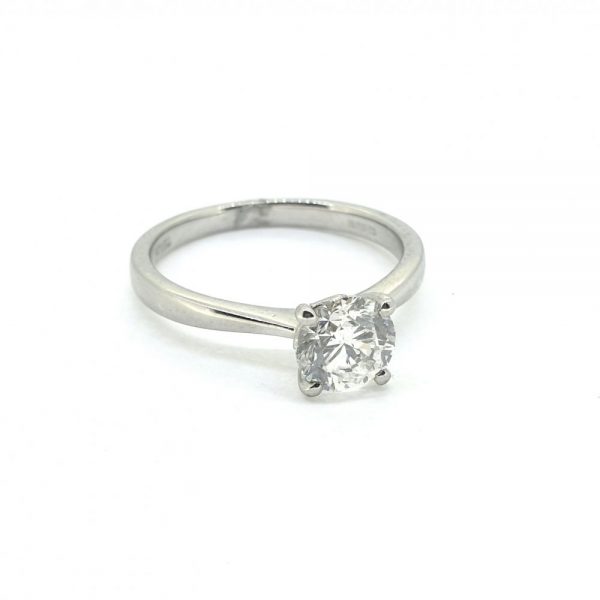 1ct Diamond Solitaire Engagement Ring in Platinum with GIA Certificate