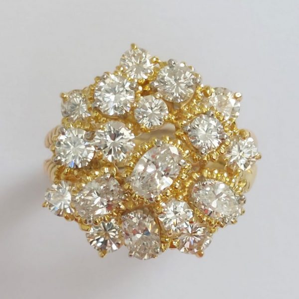 Oscar Heyman Vintage Diamond Dress Ring - Jewellery Discovery