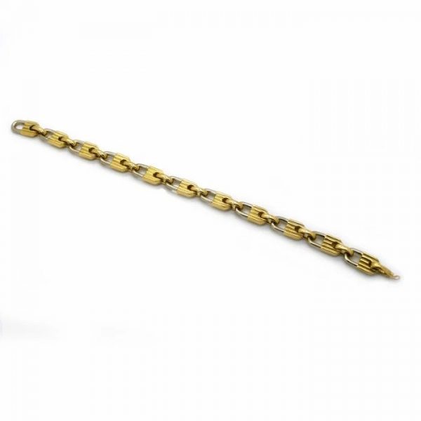 Mauboussin Bi Colour Gold Padlock Bracelet, Circa 1980