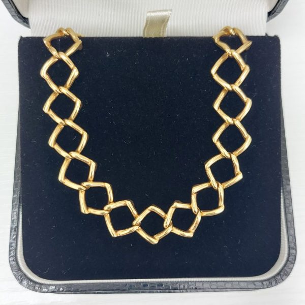 Vintage Paloma Picasso for Tiffany & Co 18ct Gold Chain Link Necklace