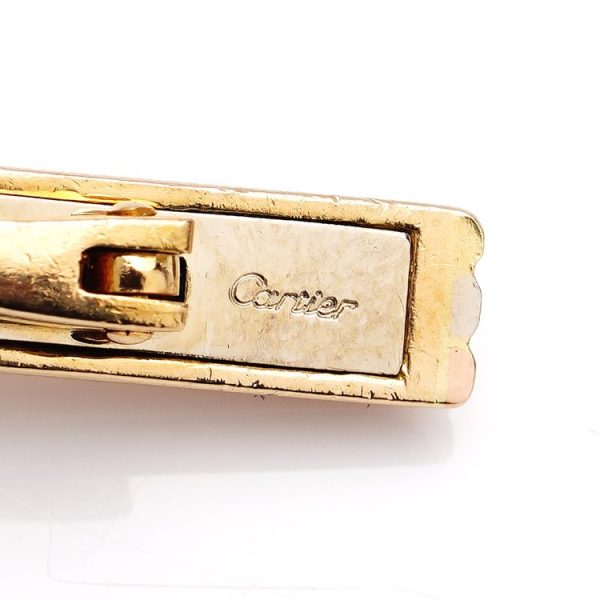 Vintage 1989 Cartier Trinity 18ct Gold Cufflinks, Signed