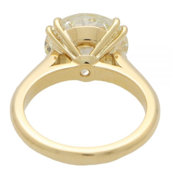 7ct Old Cut Diamond Engagement Ring
