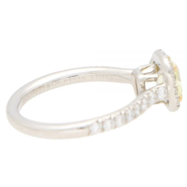Vintage Tiffany & Co Soleste Fancy Yellow Diamond Ring