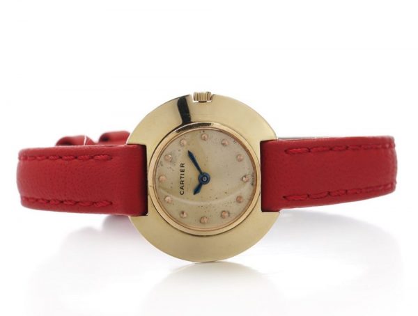 Vintage Ladies Cartier 18ct Gold Watch, 1950’s