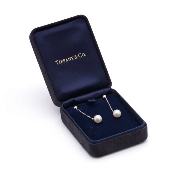 Tiffany and Co Pearl Earrings in Original Tiffany & Co box