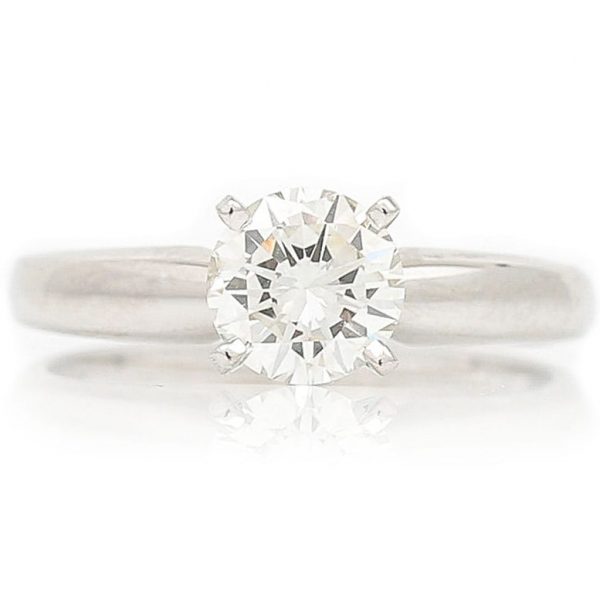 0.85ct Diamond Solitaire Engagement Ring in Platinum