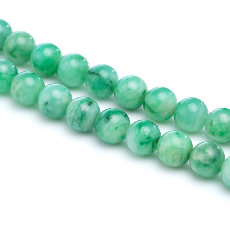 Certified Natural Jadeite Jade Bead Necklace – Joseph Saidian & Sons