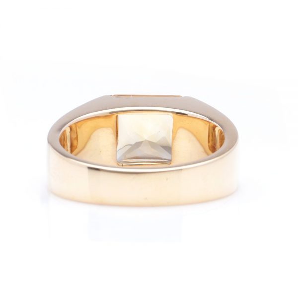Cartier Citrine and 18ct Yellow Gold Tank Ring