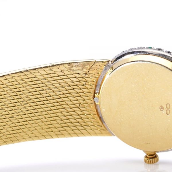 Vintage Ladies Piaget Watch 18ct Yellow Gold Woven Strap