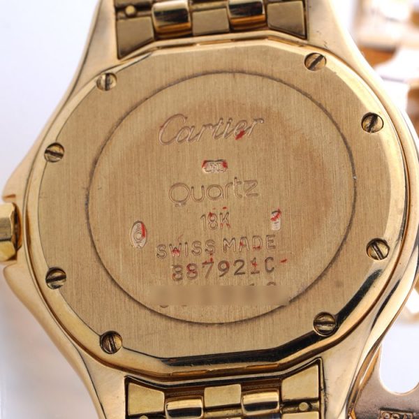 Cartier Cougar 18ct Yellow Gold Wristwatch