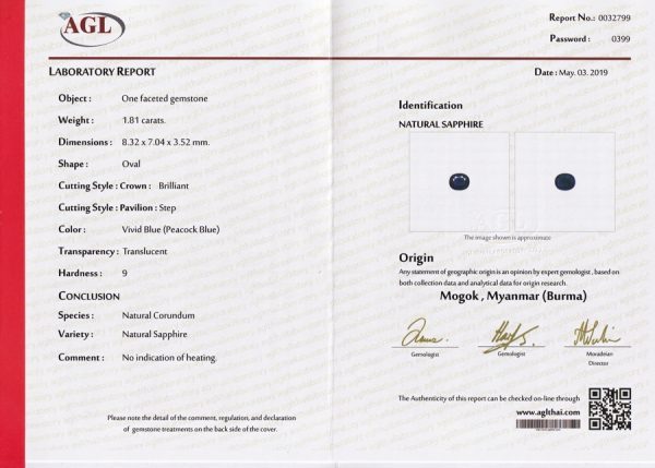 Certified 3.98ct Burma Sapphire Diamond Day and Night Earrings