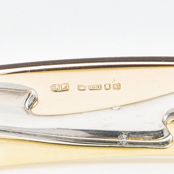 Georg Jensen 18ct Gold Fusion Bangle Bracelet