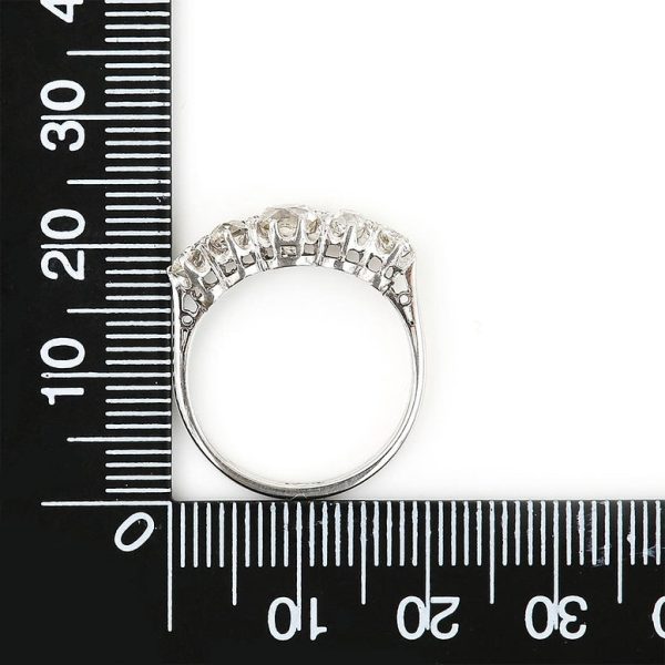 Antique Old Cut Diamond Five Stone Ring