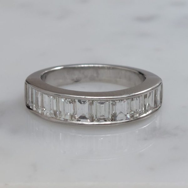 Vintage Diamond Half Eternity Ring, 3.40ct