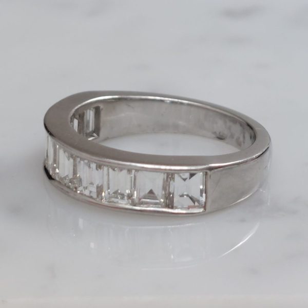 Vintage Diamond Half Eternity Ring, 3.40ct