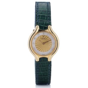 Vintage Ebel Beluga Ladies Gold Watch with Diamonds