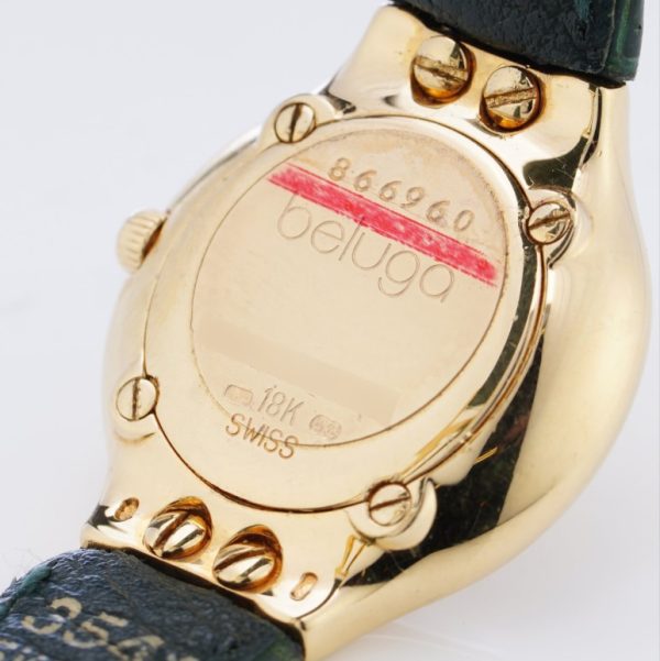 Vintage Ebel Beluga Ladies 18ct Yellow Gold Watch with Diamonds