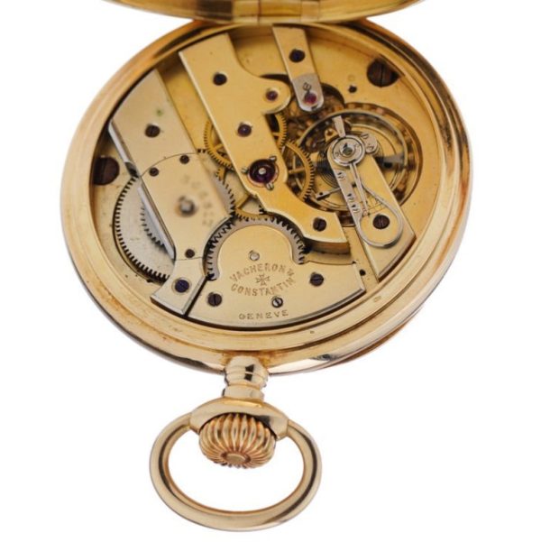Vintage 1960s Vacheron and Constantin Chronometre Royal 18ct Yellow Gold Pocket Watch