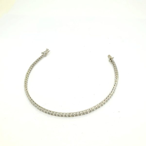 Diamond Line Tennis Bracelet, 3.00 carat total