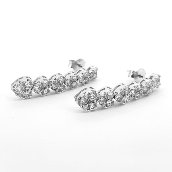 2cts Diamond Drop Earrings