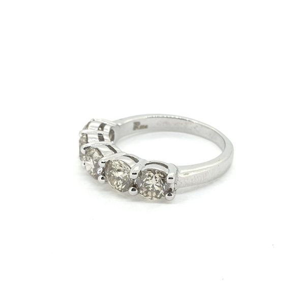 Diamond Five Stone Ring, 1.95 carat total