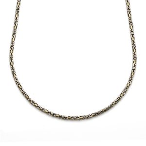 Byzantine Link 18ct Gold Chain Necklace
