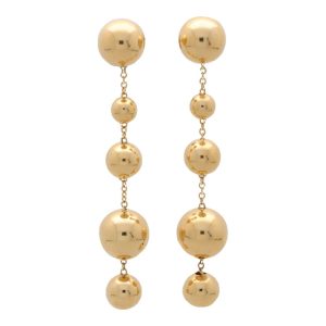 Tiffany and Co Yellow Gold Ball Drop Earrings