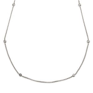 Spectacle Set Diamond Chain Necklace