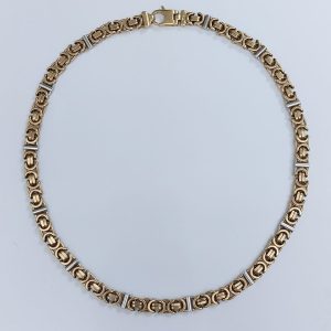 Vintage Byzantine Gold Chain Necklace