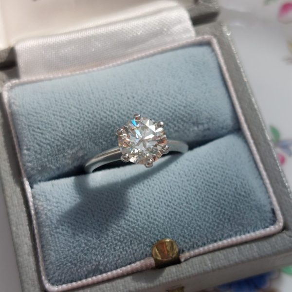 1.80ct Diamond Solitaire Engagement Ring