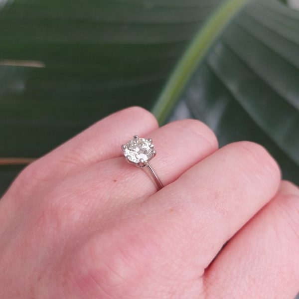 1.80ct Diamond Solitaire Engagement Ring