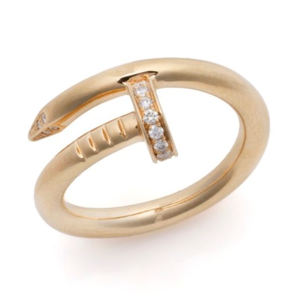Cartier Juste Un Clou Gold Ring with Diamonds