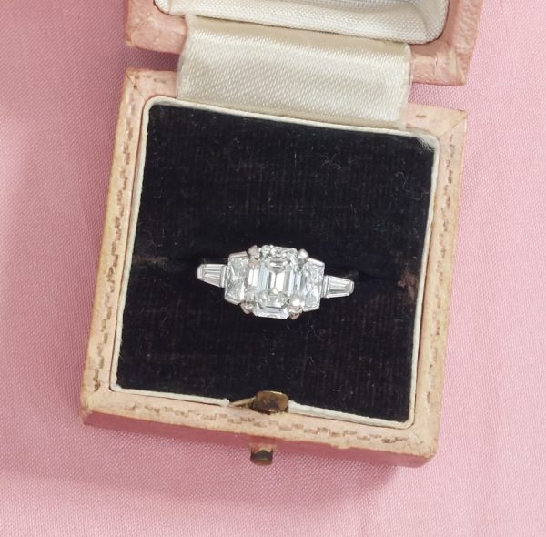 Vintage Diamond Three Stone Engagement Ring, 2.80cts